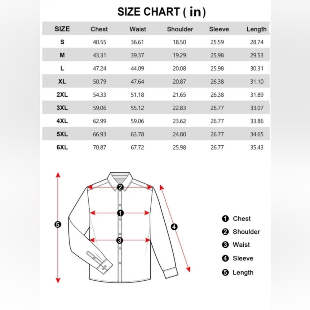 Alimens & Gentle Men's Dress Shirt Long Sleeve Wrinkle-Free Stretch Shirt - Picture 6 of 12